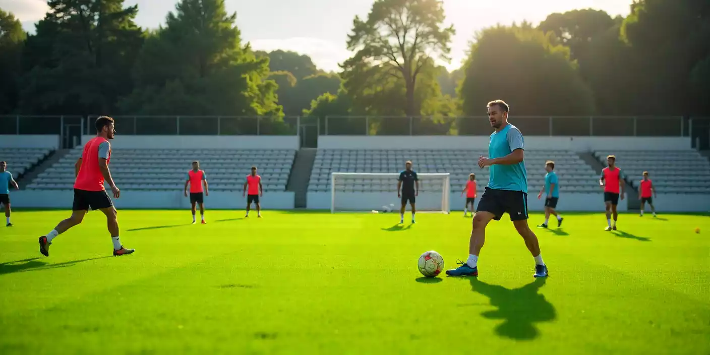 Ankara Gençlik FK genç takım antrenmanı